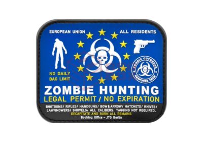 JTG Zombie Hunter Rubber Patch Multicolor