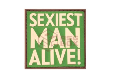 JTG Sexiest Man Alive Rubber Patch Green