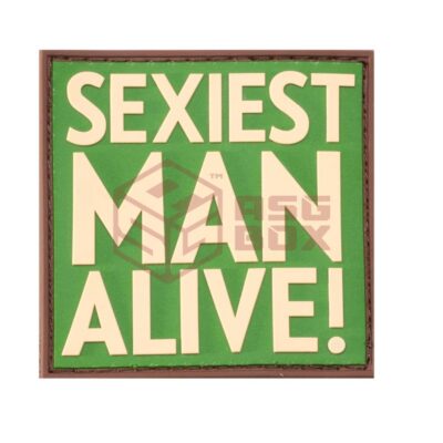 JTG Sexiest Man Alive Rubber Patch Green