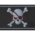 JTG Pirate Skull Rubber Patch SWAT