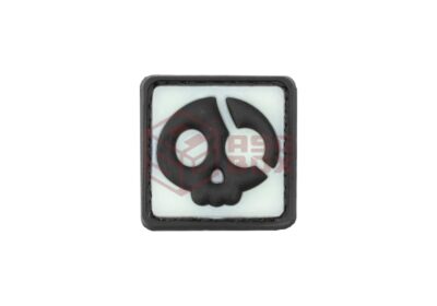 JTG Halloween Pirate Rubber Patch Glow Back