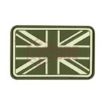 JTG Small Great Britain Flag Rubber Patch Forest