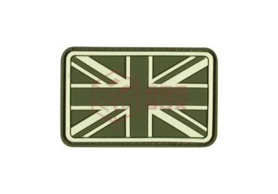 JTG Small Great Britain Flag Rubber Patch Forest