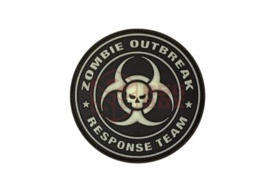 JTG Zombie Outbreak Rubber Patch Glow