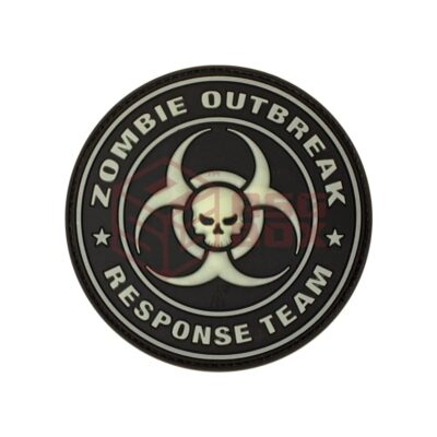 JTG Zombie Outbreak Rubber Patch Glow