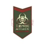 JTG Zombie Attack Rubber Patch Green