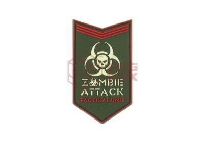 JTG Zombie Attack Rubber Patch Green
