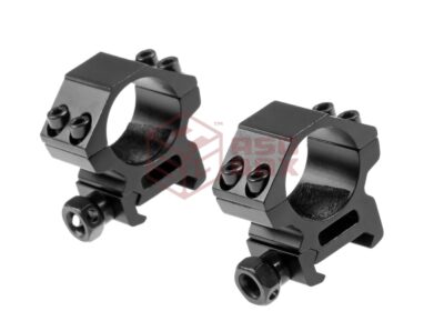 Pirate Arms 25.4mm Low Type Mount Rings Black