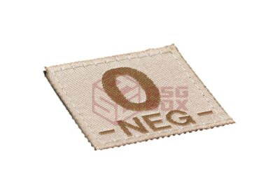 Clawgear 0 Neg Bloodgroup Patch Desert - obrazek 2