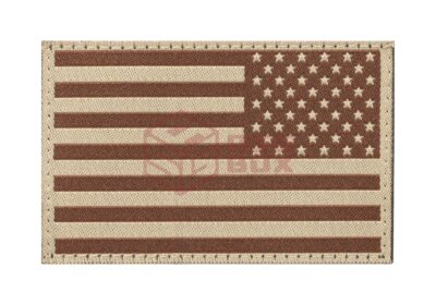 Clawgear USA Reversed Flag Patch Desert