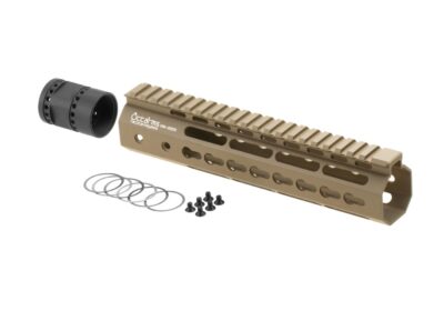Ares 9 Inch Keymod Handguard Set Desert