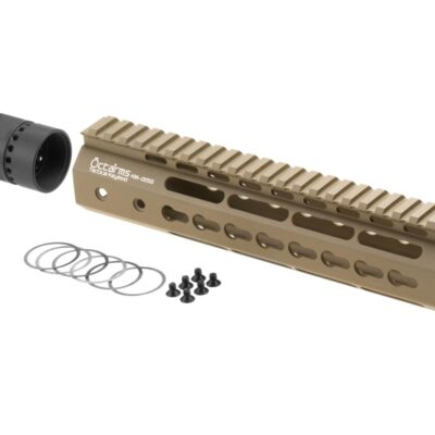 Ares 9 Inch Keymod Handguard Set Desert