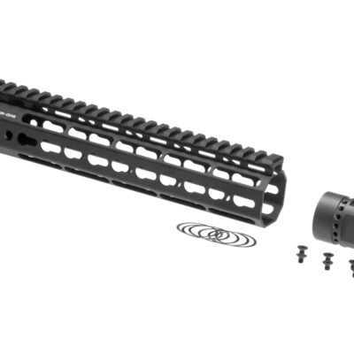 Alternative view of Ares 10 Inch Keymod Handguard Set Black