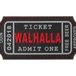 JTG Large Walhalla Ticket Rubber Patch Blackmedic