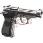 WE M84 Full Metal GBB Silver