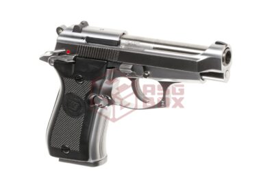 WE M84 Full Metal GBB Silver