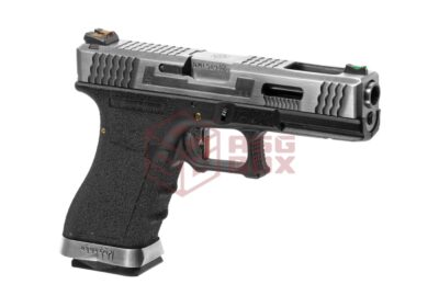 WE G-Force 18C SV Silver Barrel Metal Version GBB Black