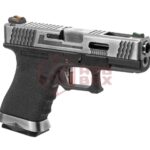 WE G-Force 19 SV Silver Barrel Metal Version GBB Black