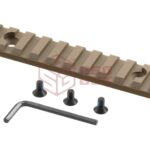Leapers Picatinny Rail Section 10 Slots for Super Slim Handguard Dark Earth
