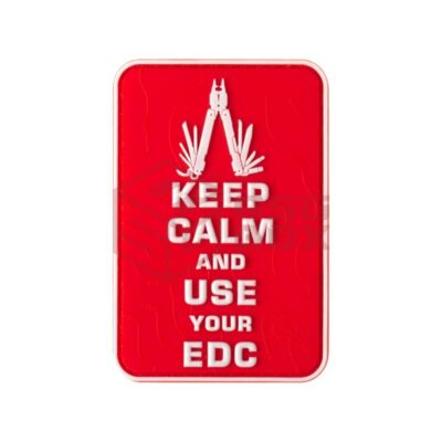 JTG Keep Calm EDC Rubber Patch Multicolor