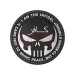 JTG The Infidel Punisher Rubber Patch Multicolor