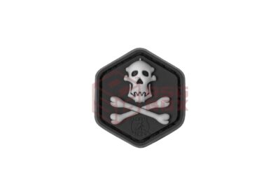 JTG Gorilla Hunter Skull Cat Eye Rubber Patch Multicolor