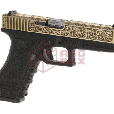 WE WE17 Etched Metal Version GBB Gold