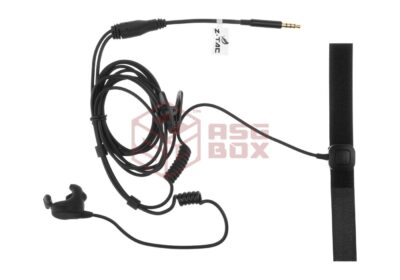 Z-Tactical Bone Conduction Headset Mobile Phone Connector Black