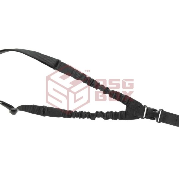 Clawgear One Point Elastic Support Sling Snap Hook Black