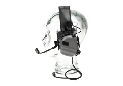 Earmor M32 Tactical Communication Hearing Protector Grey - obrazek 2