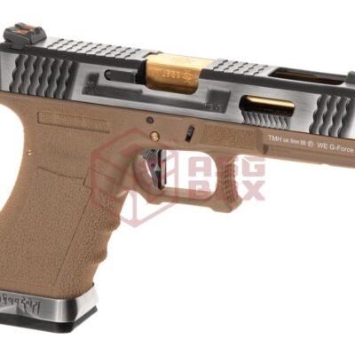 WE G-Force 17 SV Gold Barrel Metal Version GBB Desert