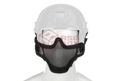 Invader Gear Steel Half Face Mask FAST Version Black