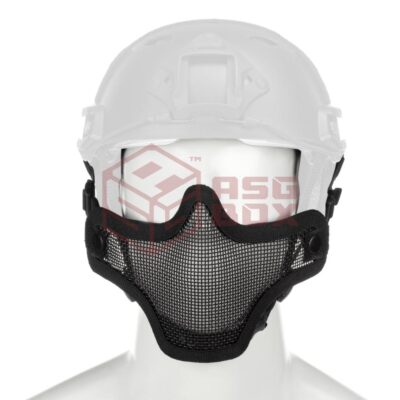 Invader Gear Steel Half Face Mask FAST Version Black