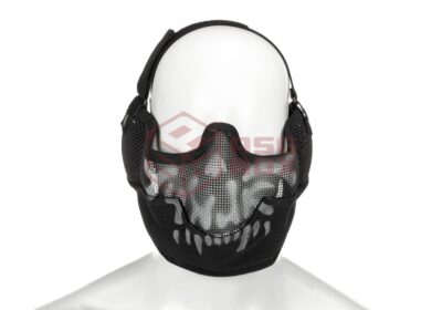 Invader Gear Steel Face Mask Death Head Black