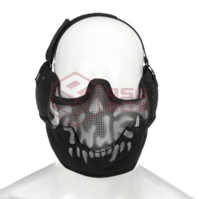 Invader Gear Steel Face Mask Death Head Black