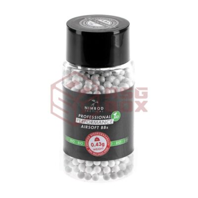 Nimrod 0.43g Bio BB Professional Performance 1000rds White