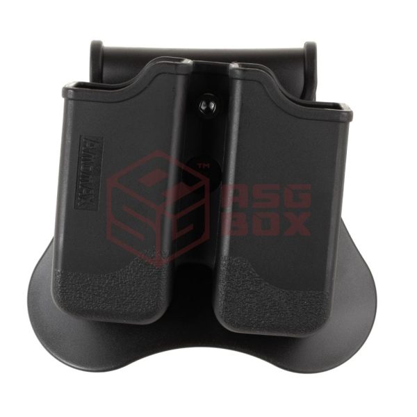 Amomax Double Mag Pouch für P226 / M9 / CZ P-09 Black