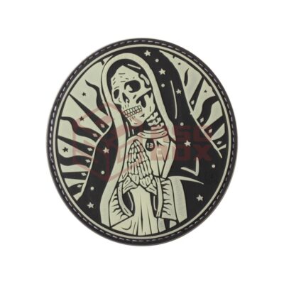 JTG Santa Muerte Rubber Patch Glow