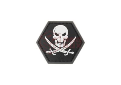 JTG No Fear Pirate Rubber Patch SWAT