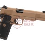 KJ Works M1911 MEU TBC Full Metal GBB Tan