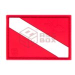 JTG Diver Down Flag Rubber Patch Multicolor