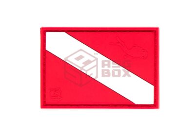 JTG Diver Down Flag Rubber Patch Multicolor
