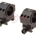 Sightmark 30mm / 25.4mm Tactical Mounting Rings - Medium Height Black