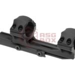 Leapers Accu-Sync 25.4mm Medium Profile 50mm Offset Rings Black