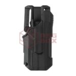 Blackhawk T-Series L2D Duty Holster for Glock 17 / 19 / 22 / 23 / 31 / 32 / 47 TLR-7 / 8 Black