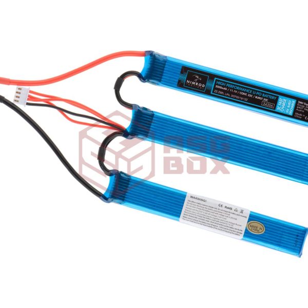 Nimrod Lipo 11.1V 2000mAh 25C Split Type T-Plug Blue