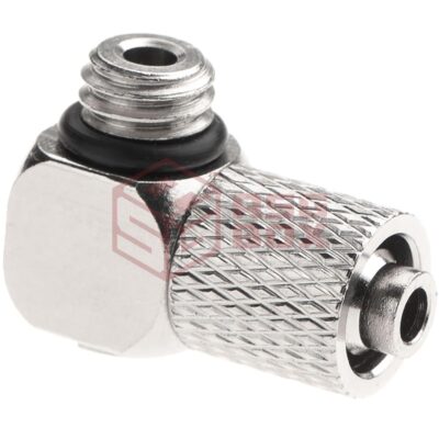 EpeS HPA 6mm Hose Coupling with Screwed Catch 90 Degree - Outer M6 Thread