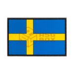 JTG Sweden Flag Rubber Patch Multicolor