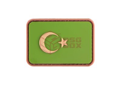 JTG Turkey Flag Rubber Patch Green