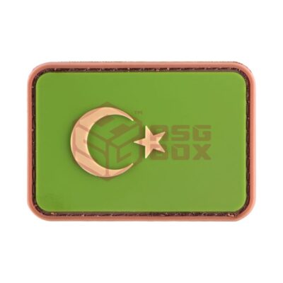 JTG Turkey Flag Rubber Patch Green